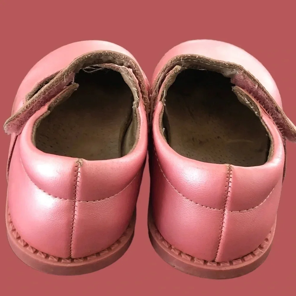 Livie & Luca baby size 5 Pink Pearl Mary Jane‎ Shoes Velcro Dressy Party School